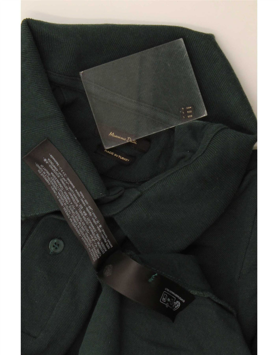 Massimo Dutti muška polo majica standardnog kroja, veliki zeleni pamuk