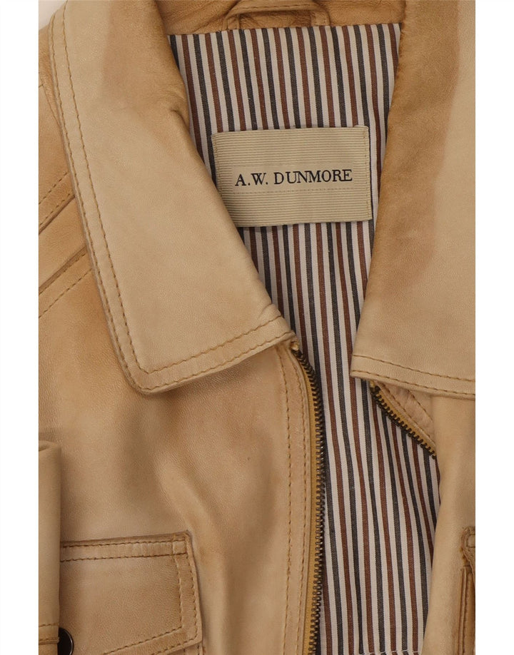 A.W.Dunmore muška kožna jakna UK 40 Large Beige