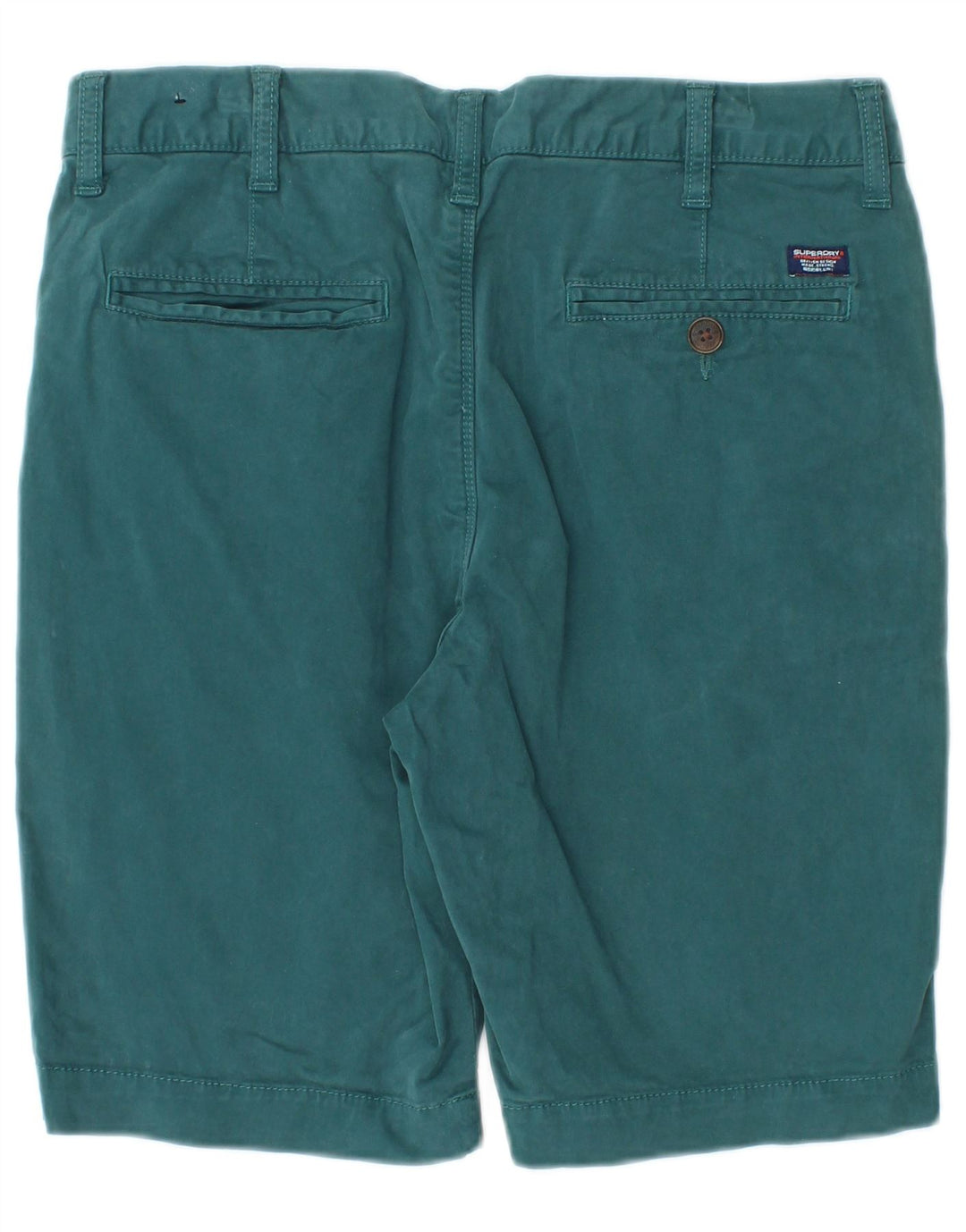 Superdry muške chino kratke hlače W30 srednje plavi pamuk