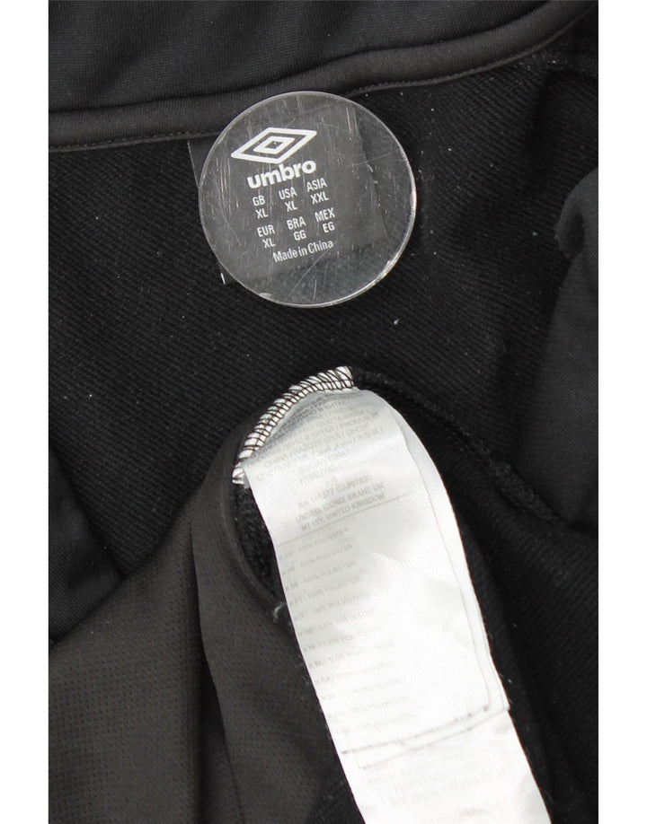 Umbro muška trenirka s grafičkim motivima, gornja jakna XL, crni poliester