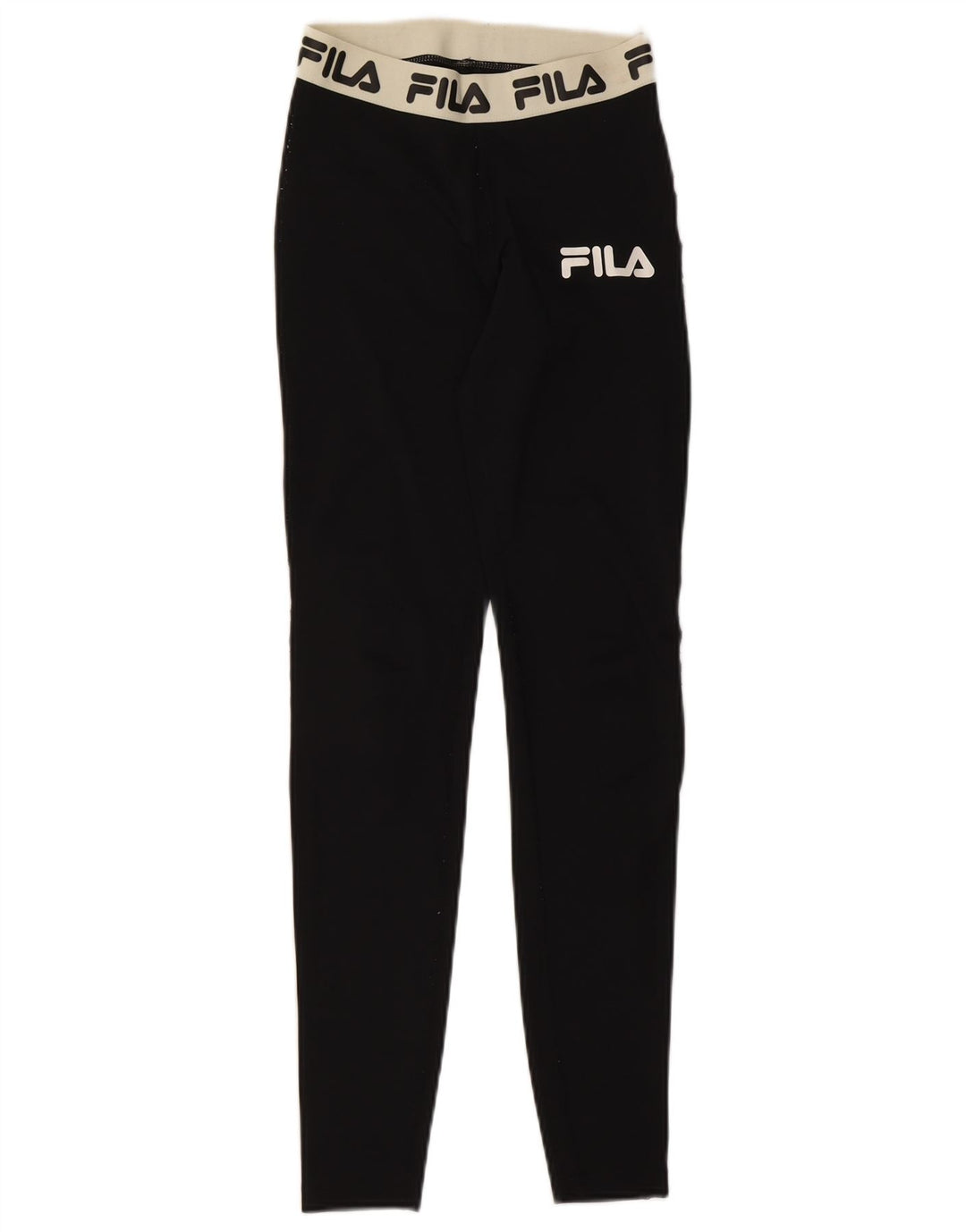 Fila ženske grafičke tajice UK 4 XS crni poliester u boji