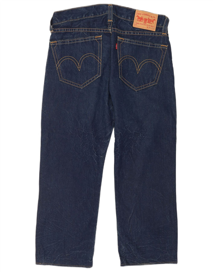 Levi's muške široke traperice W34 L27 tamnoplavi pamuk