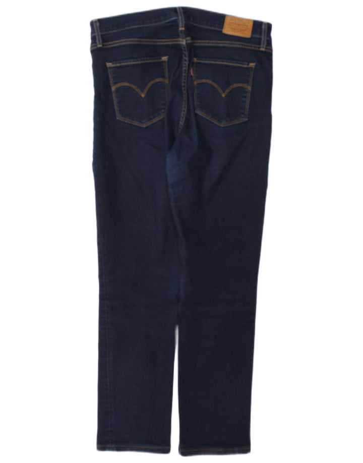 Levi's ženske uske traperice W31 L27 tamnoplavi pamuk