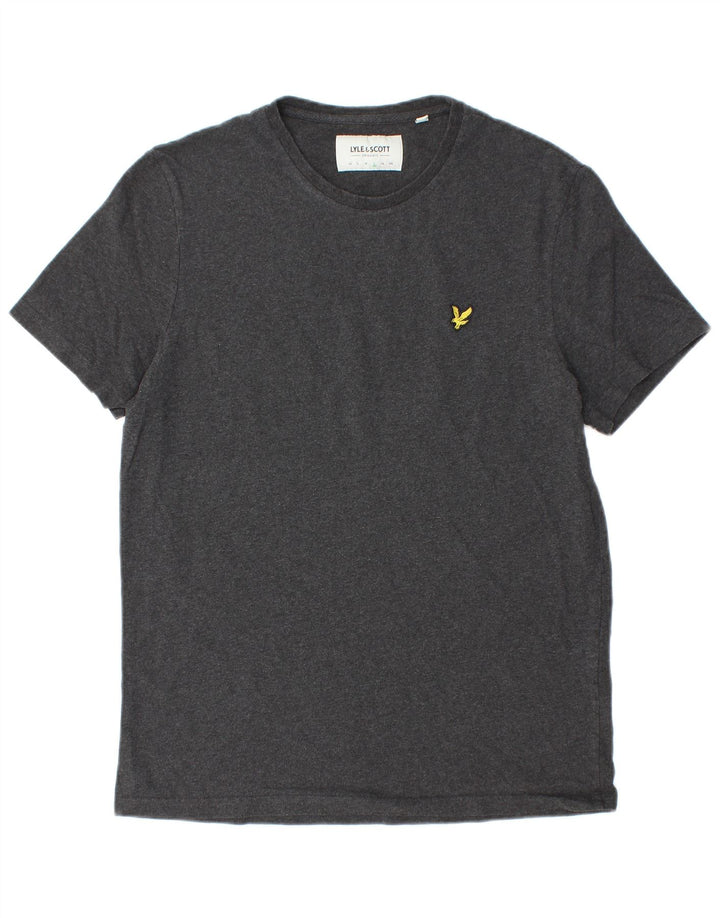 Lyle & Scott Muška majica kratkih rukava Veliki sivi pamuk