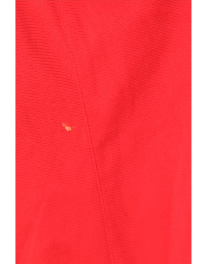 ADIDAS muška trenirka gornja jakna UK 42/44 veliki crveni poliester u boji