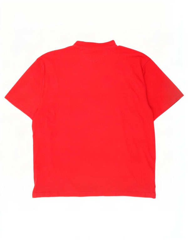 Adidas muška majica kratkih rukava UK 46/48 XL crveni pamuk