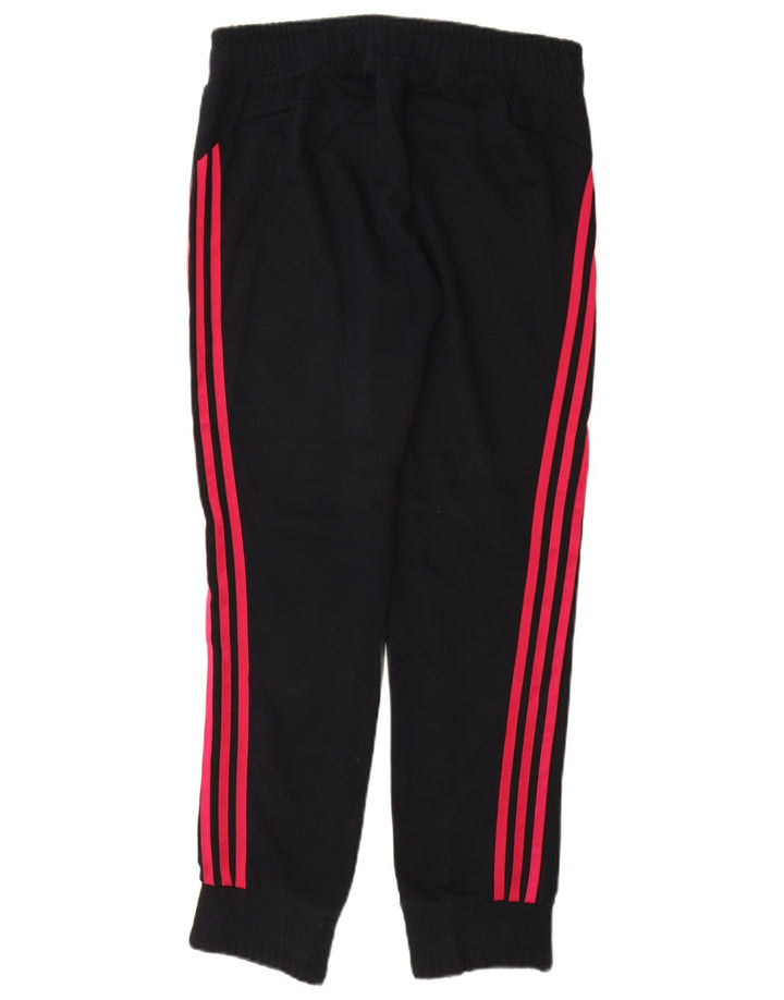 ADIDAS Ženska trenirka Hlače Joggers UK 12/14 Srednje crni pamuk