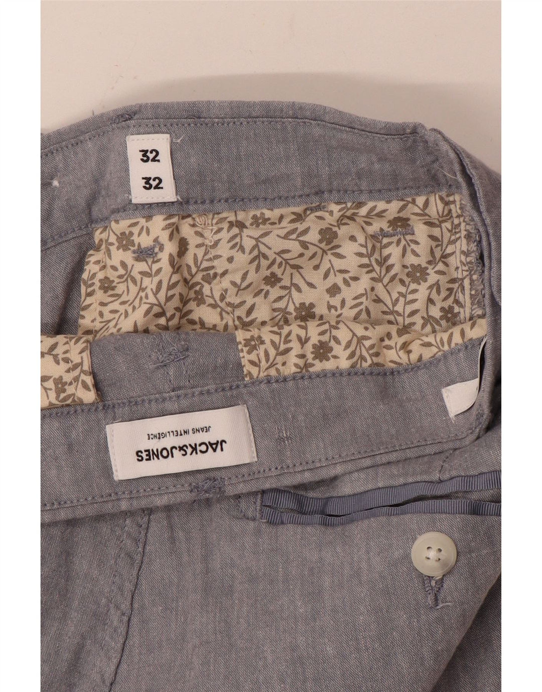 Jack & Jones muške uske chino hlače W32 L32 sive