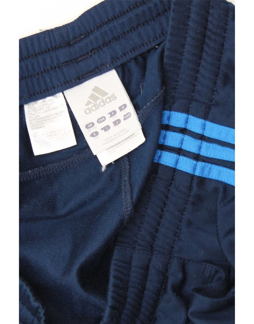 Adidas muške hlače za trenirku UK 38/40 Srednje tamnoplave poliesterske hlače