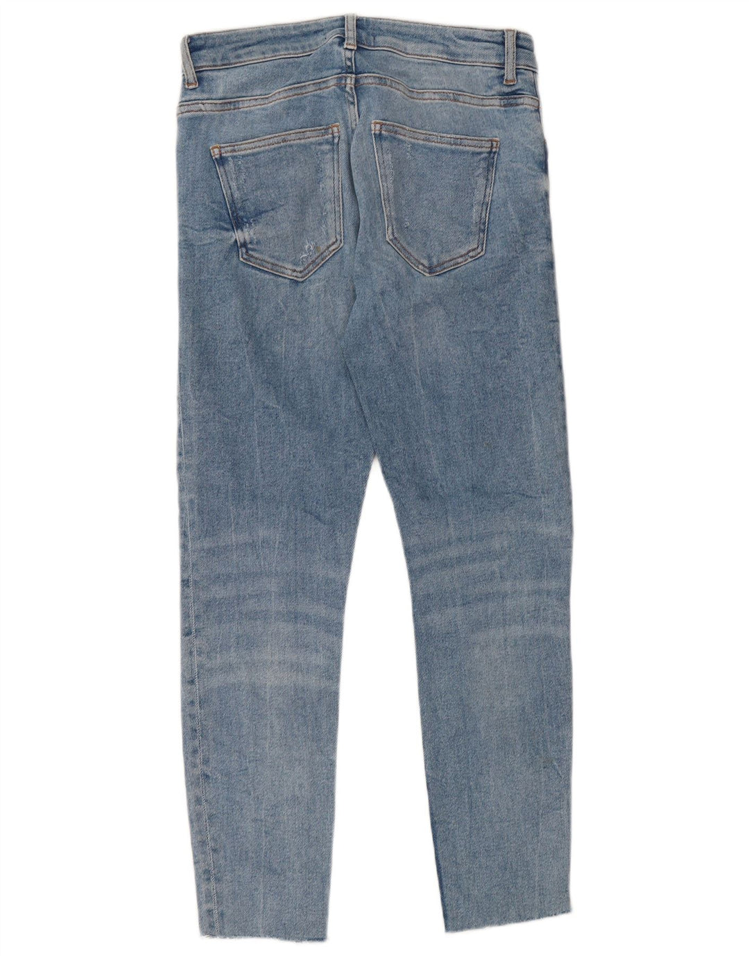 ZARA ženske kratke uske traperice EU 40 Srednje W30 L26 plavi pamuk