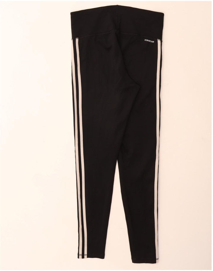 ADIDAS Ženske Aeroready tajice UK 12/14 Srednji crni poliester