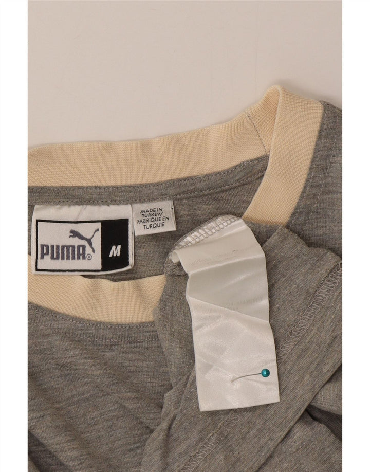 Puma muška majica kratkih rukava, pamuk srednje sive boje