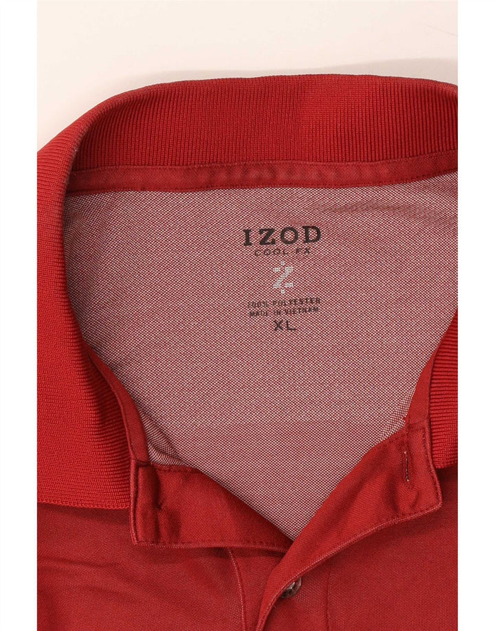 Izod muška polo majica XL crveni poliester