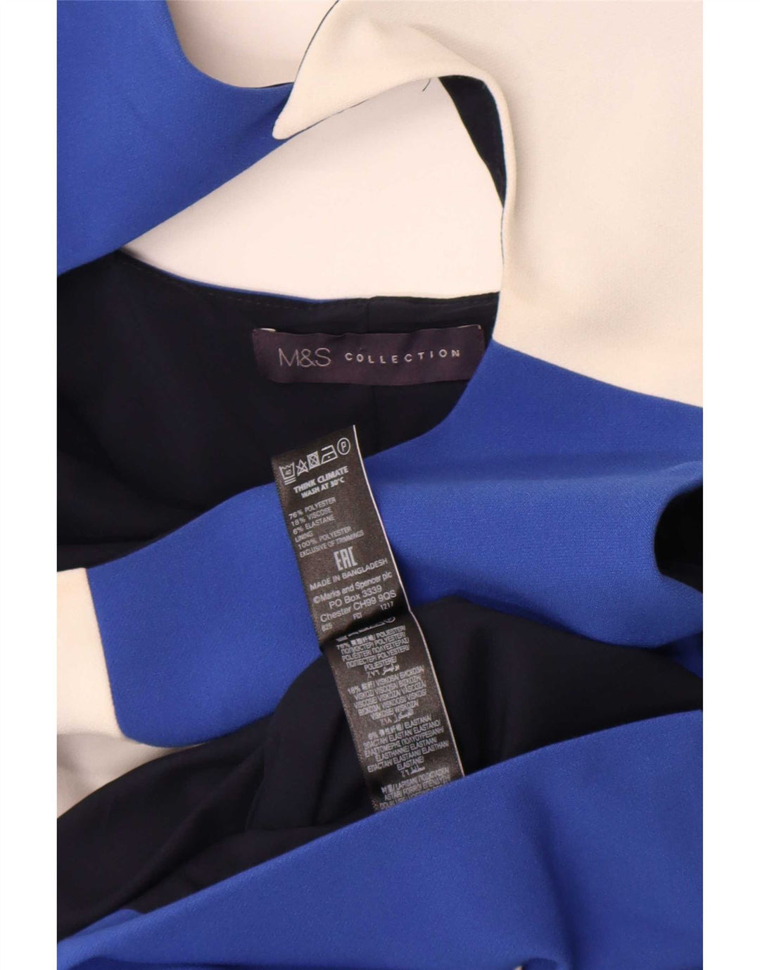 Marks & Spencer ženska plašt haljina UK 8 Mali raznobojni blok u boji