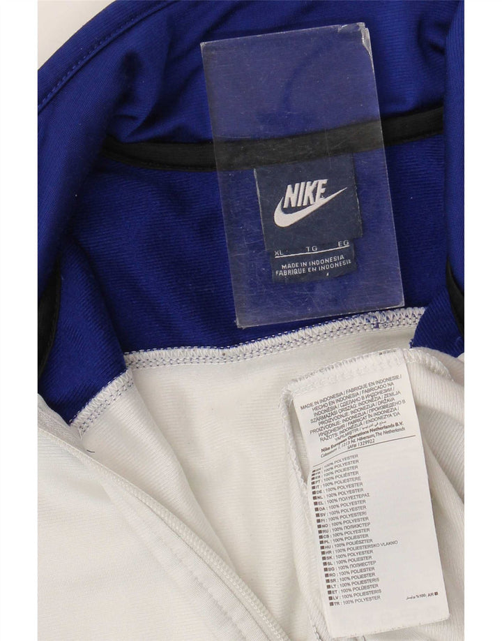 Nike ženska gornja jakna za trenirku UK 18 XL bijeli poliester u boji