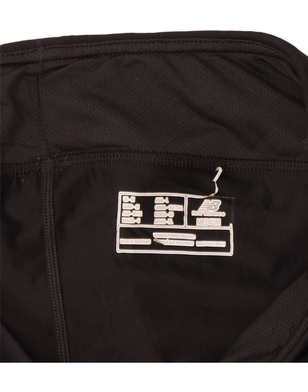 New Balance ženske sportske kratke hlače UK 12 srednji crni poliester