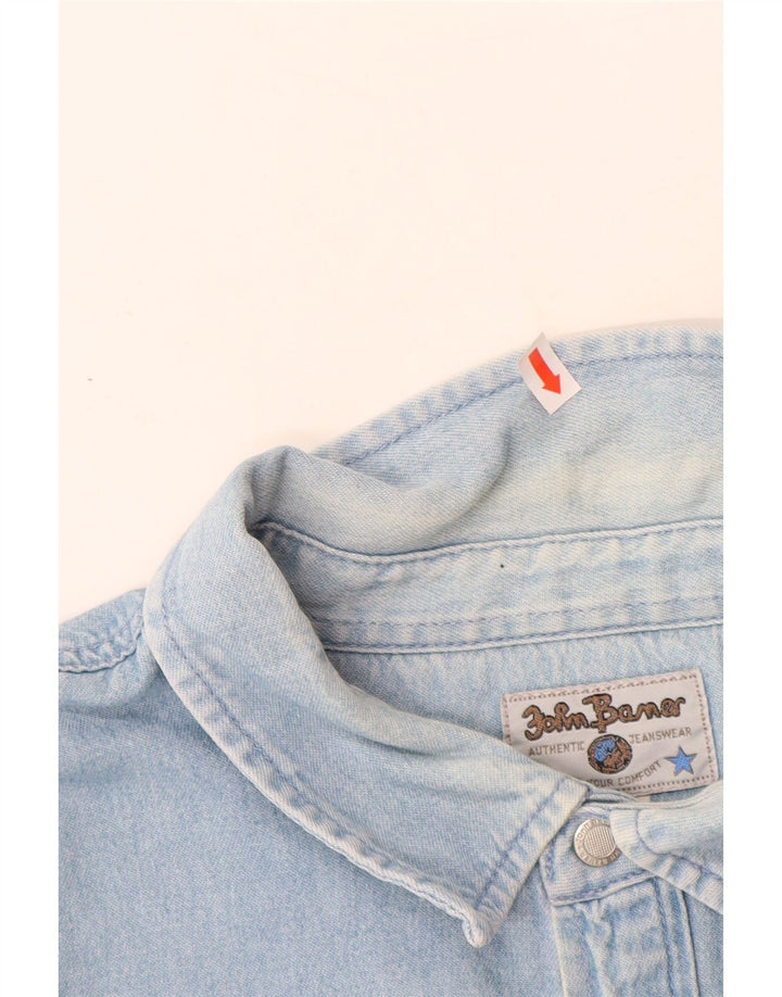JOHN BANER Muška traper košulja 3XL plavi pamuk