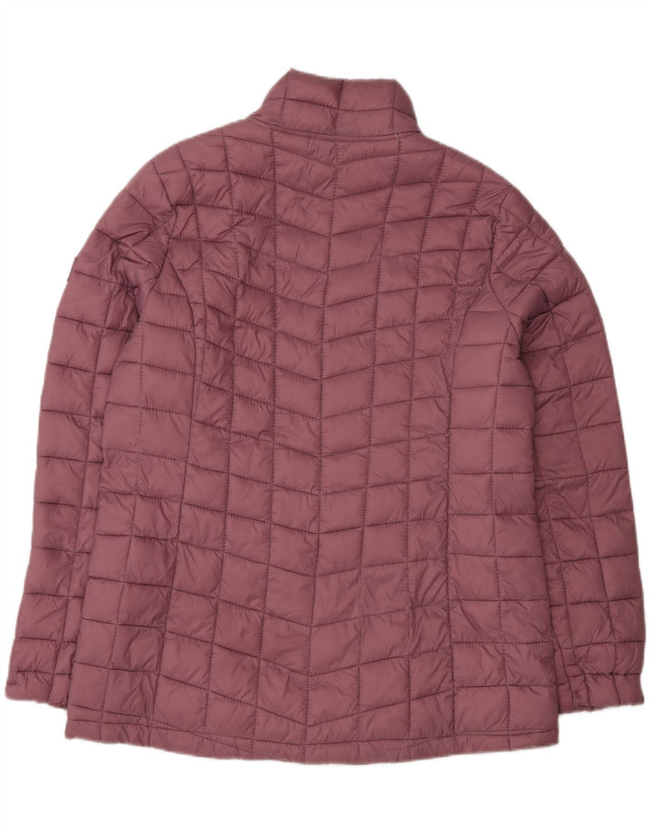 Reebok ženska podstavljena jakna UK 14 Medium Maroon poliester
