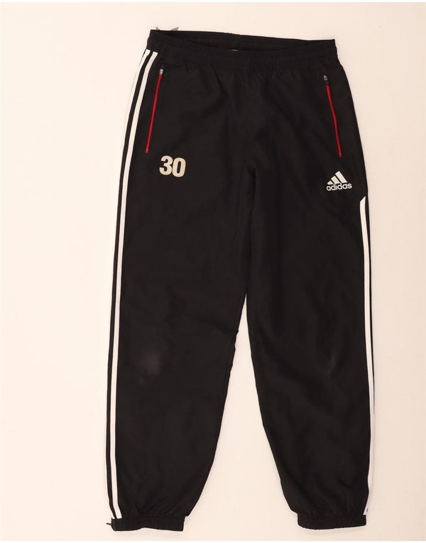 Adidas muške grafičke trenirke hlače Joggers UK 42/44 velike crne