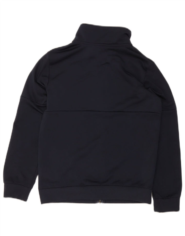 Gornja jakna od trenirke ADIDAS za dječake 9-10 godina tamnoplavi poliester