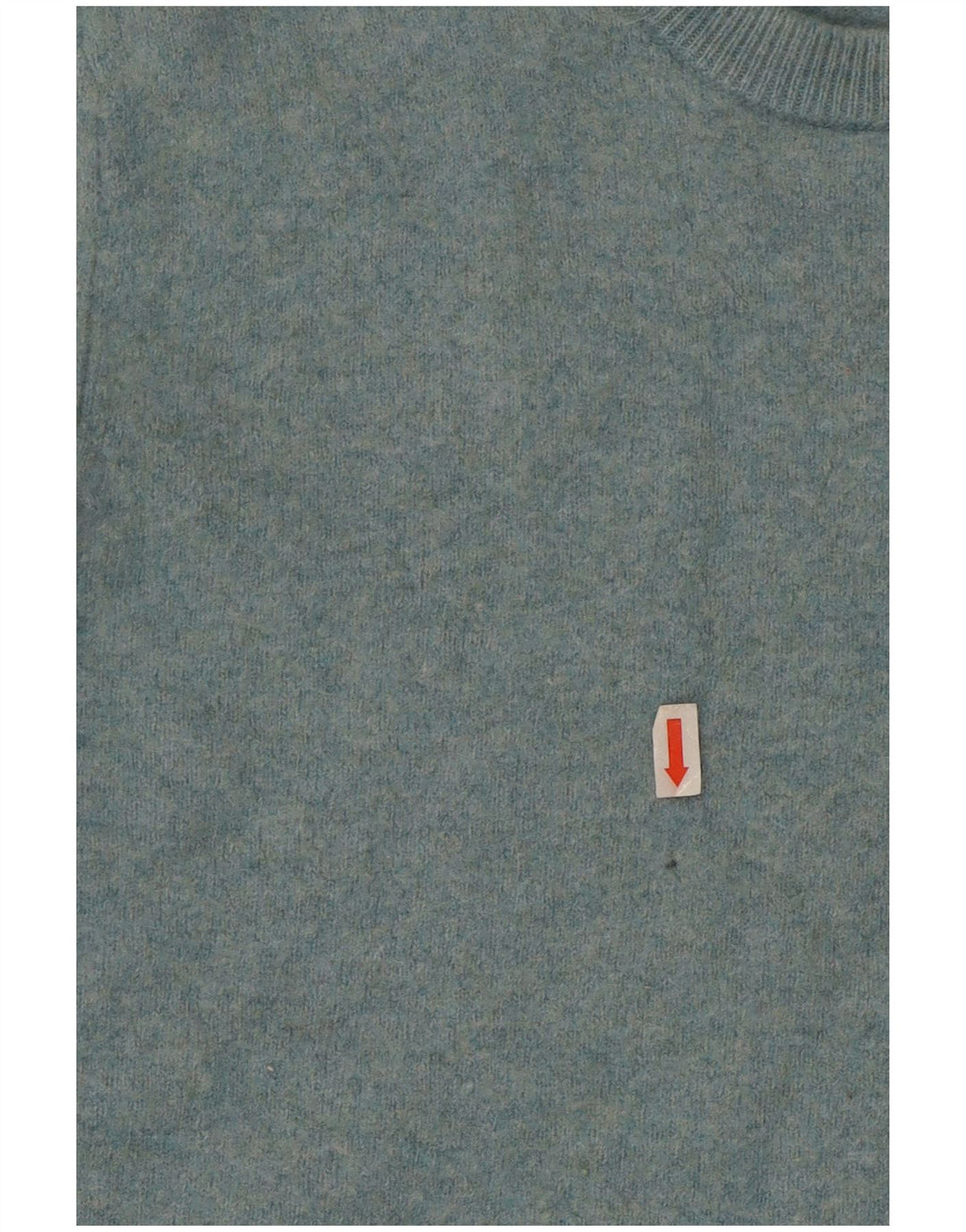 Marks & Spencer ženski džemper s okruglim izrezom UK 14 Large Blue Lambswool