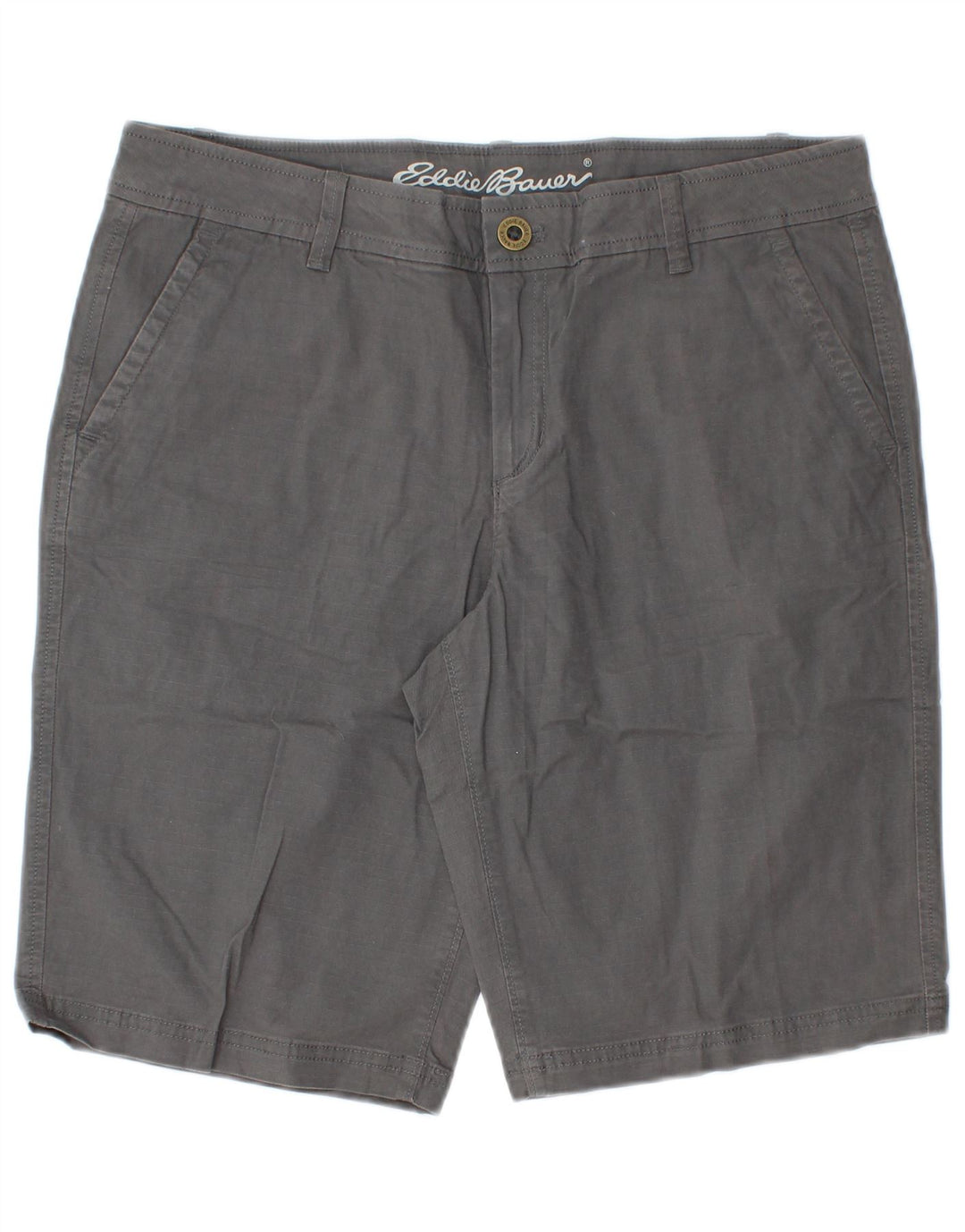 Eddie Bauer Ženske chino kratke hlače US 8 srednje W32 sivi pamuk