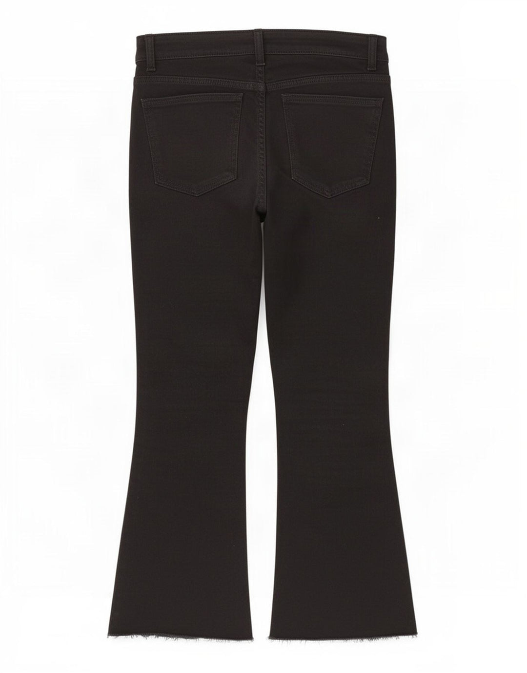 Zara ženske crop bootcut traperice EU 40 srednje W30 L25 crne