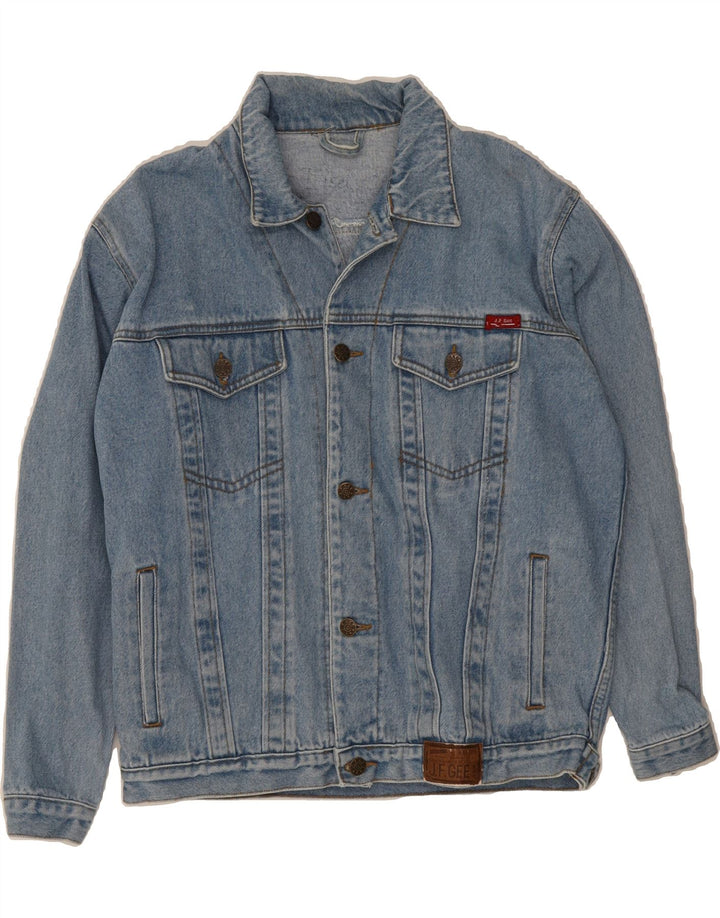 J.F.GEE Mens Denim Jacket UK 40 Large Blue Vintage J.F.Gee and Second-Hand J.F.Gee from Messina Hembry 