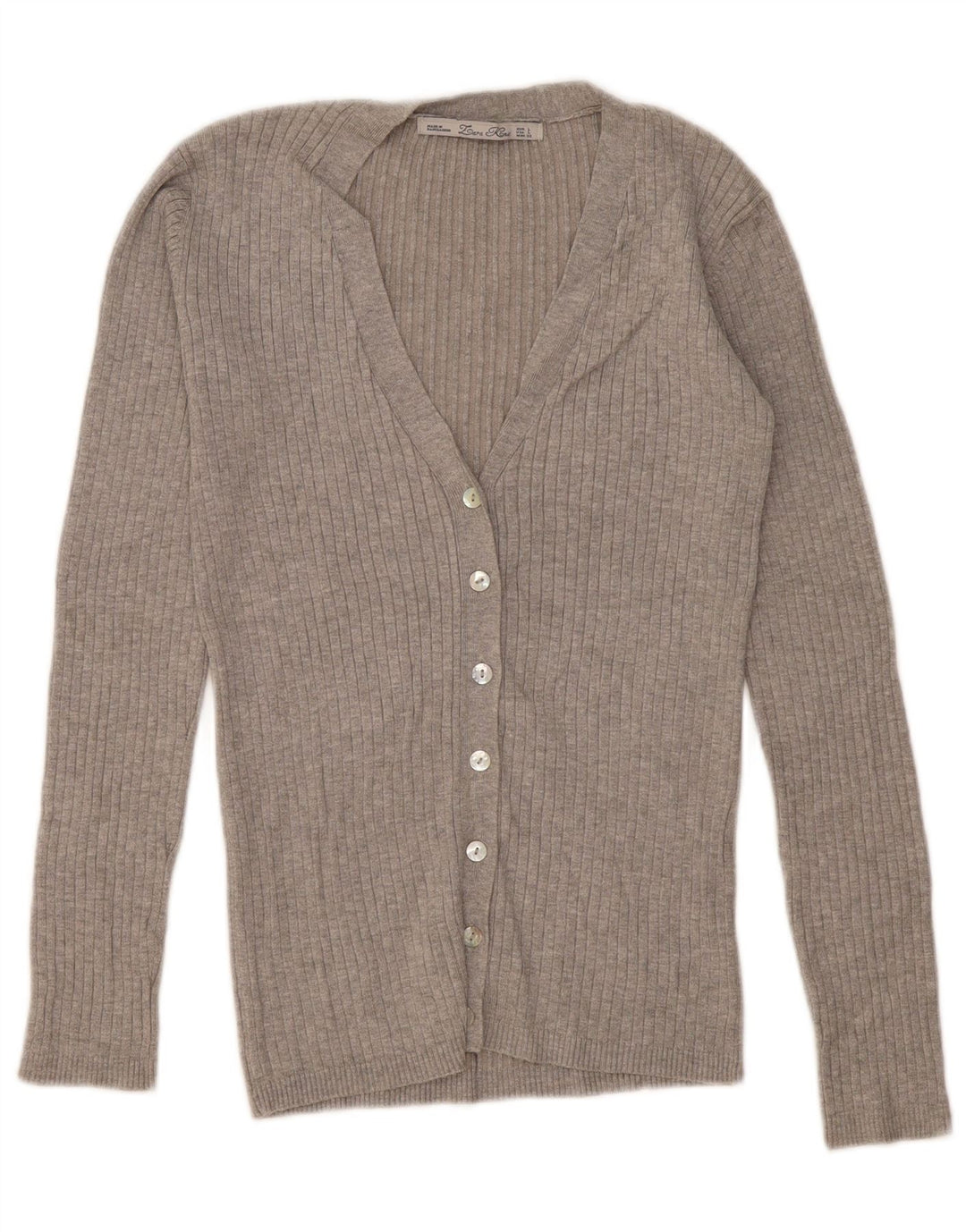 Zara ženski kardigan pulover UK 14 Large Grey