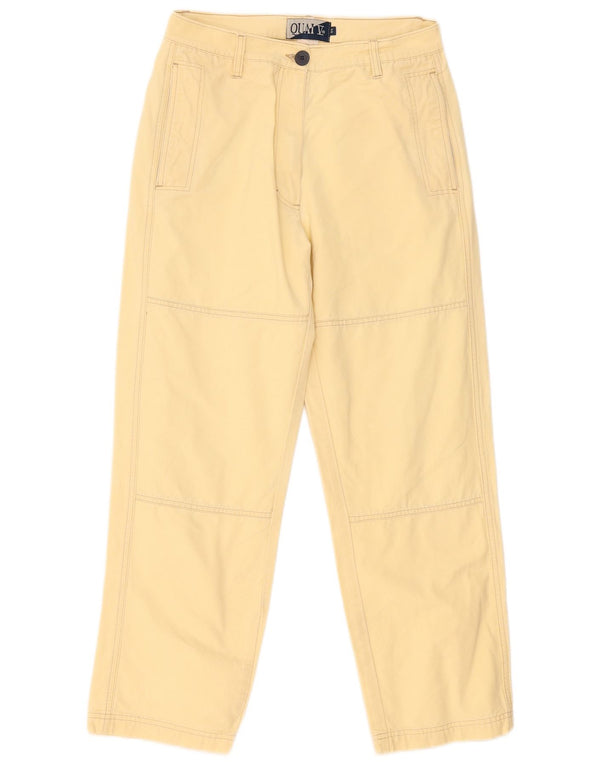 Vintage ženske chino hlače visokog struka IT 44 srednje W30 L28 žuta