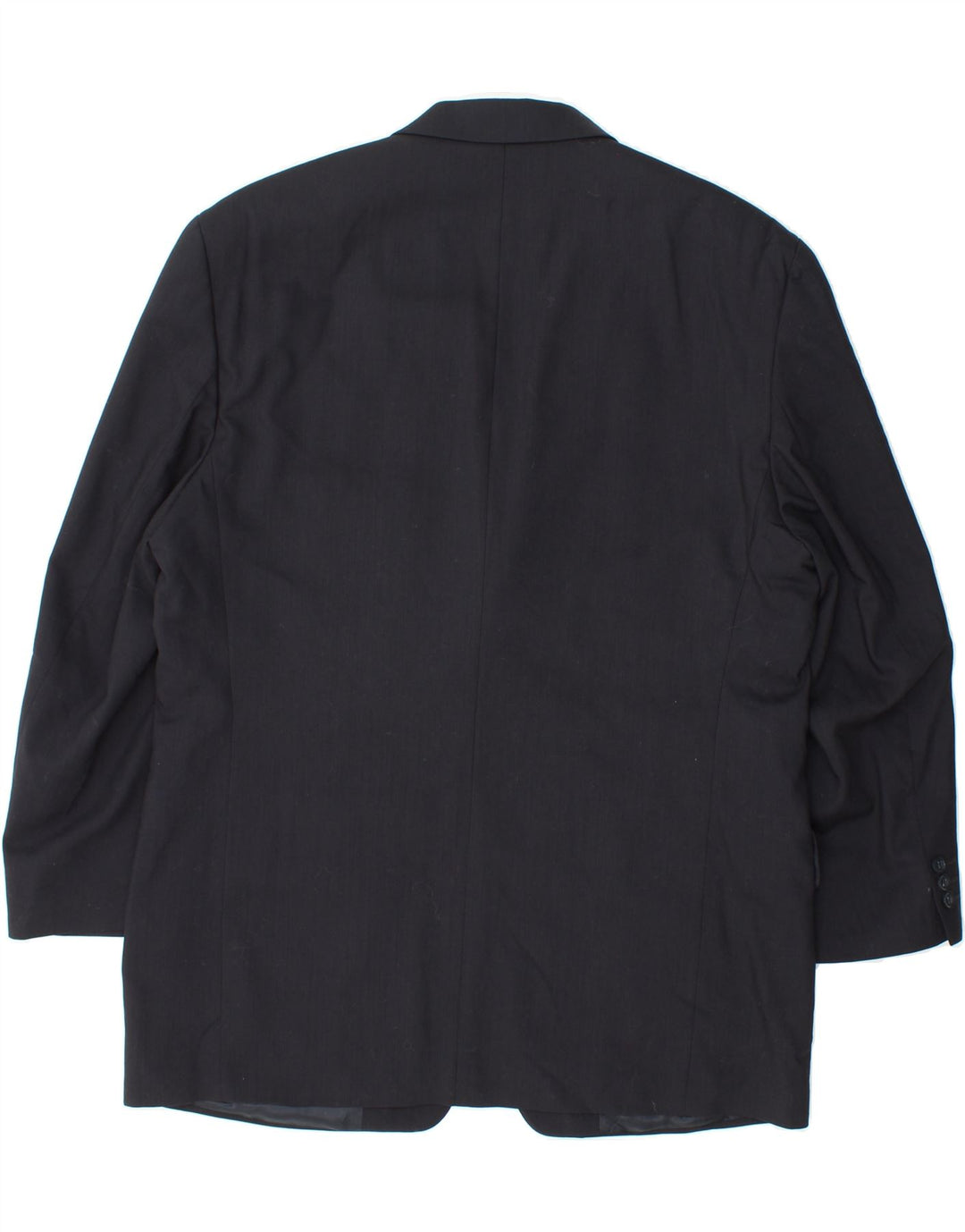 PIERRE CARDIN Mens 2 Button Blazer Jacket UK 44 2XL Navy Blue Wool Vintage Pierre Cardin and Second-Hand Pierre Cardin from Messina Hembry 