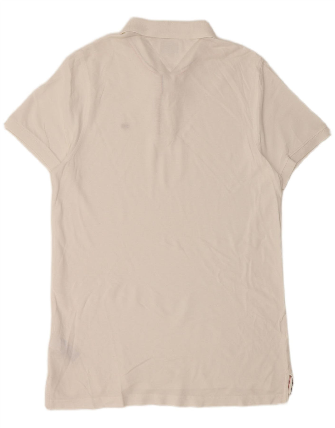 TOMMY HILFIGER muška uska polo majica XL bijeli pamuk