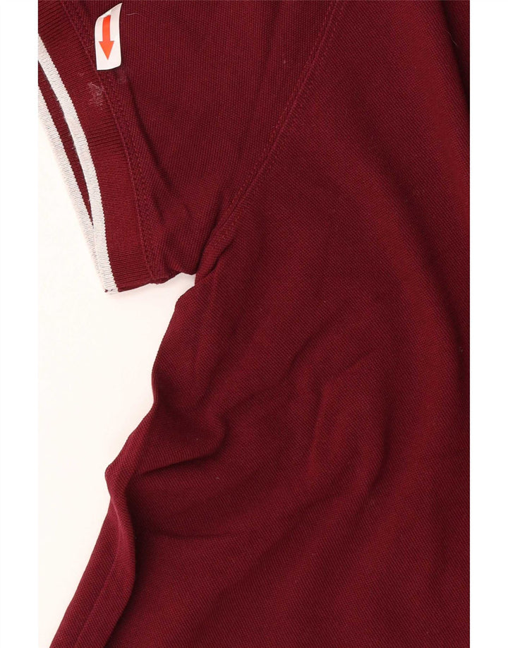 Massimo Dutti muška polo majica Srednje bordo prugasti pamuk