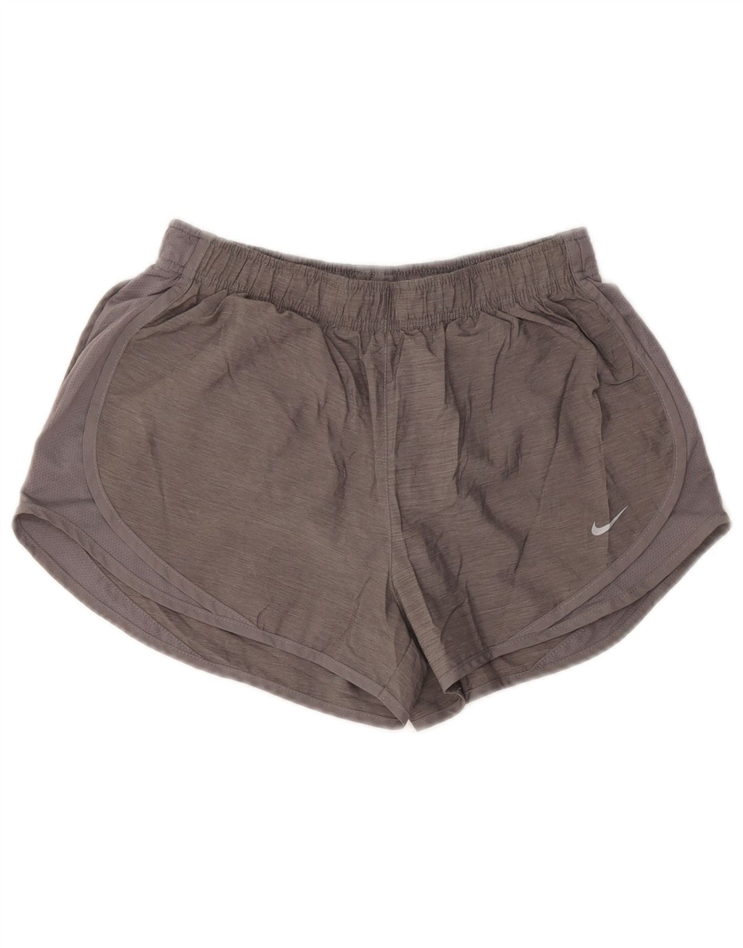 NIKE ženske kratke sportske hlače Dri Fit UK 14 srednje sivi poliester