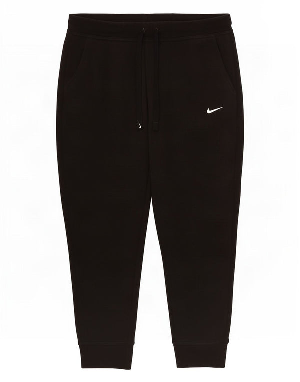 Nike Ženske Dri Fit Trenirke Hlače Joggers UK 14 Srednje crni pamuk