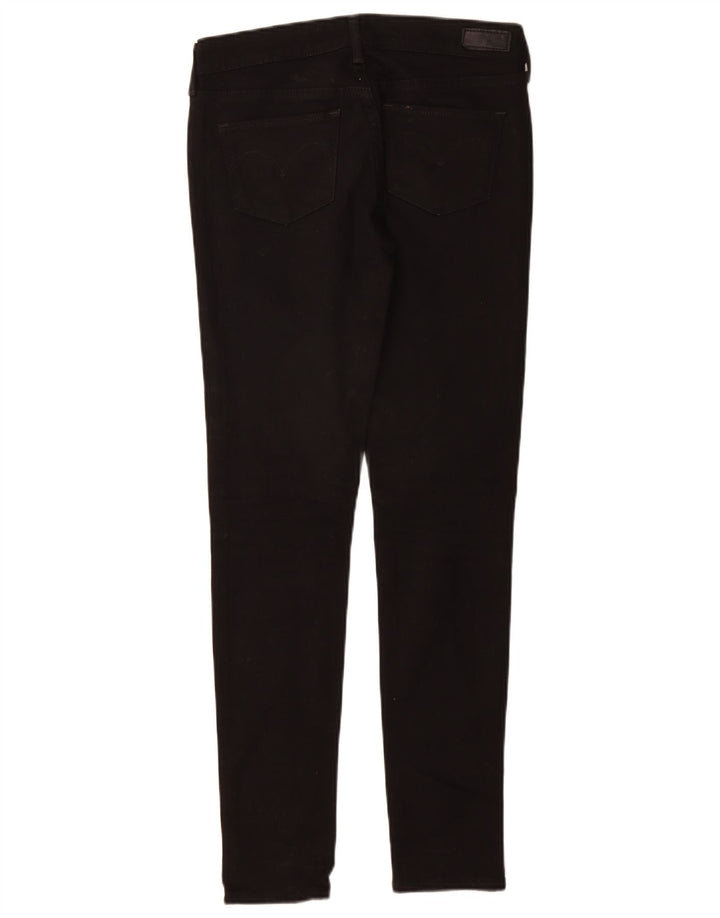 LEVI'S ženske uske traperice s blagim oblinama modernog rasta W25 L30 crni pamuk