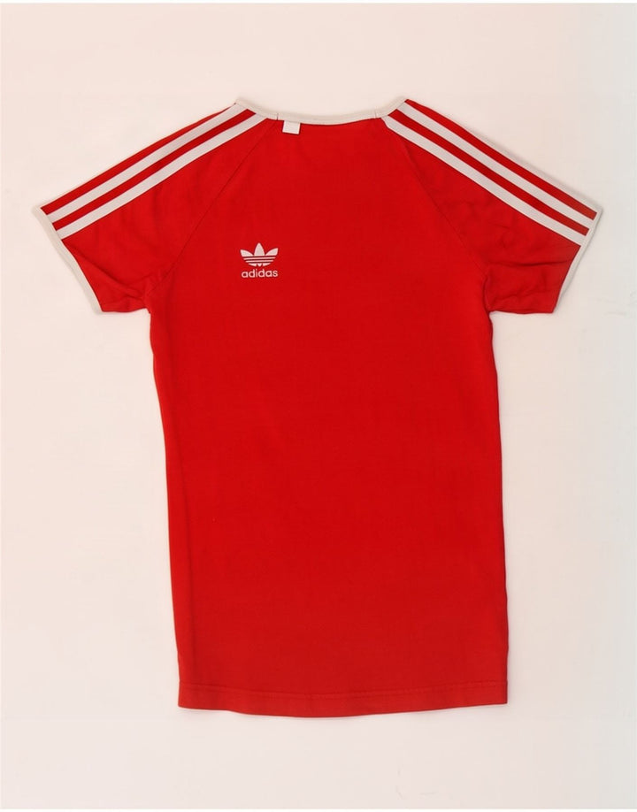 Adidas ženska majica kratkih rukava EU 38 Srednje crveni pamuk