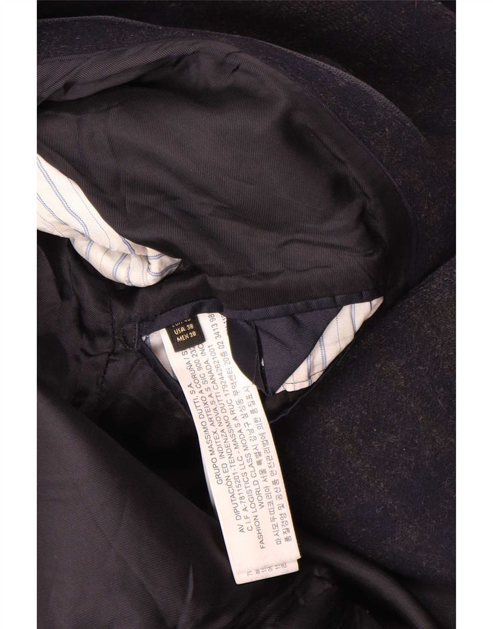 Massimo Dutti muški kaput EU 48 Srednje tamnoplavi karirani vuneni kaput