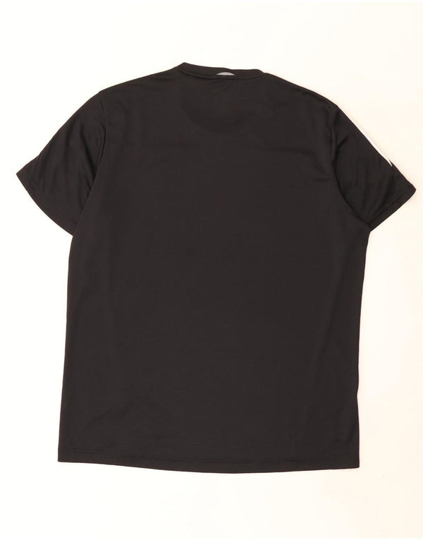 Adidas Mens Climalite veliki crni poliester