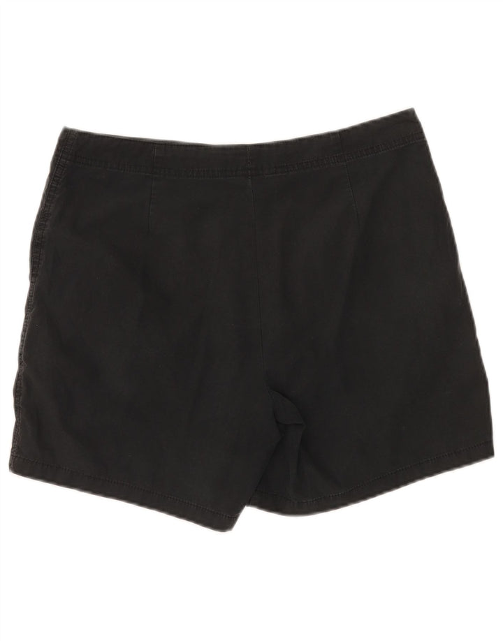 Marks & Spencer ženske chino kratke hlače UK 12 srednje W32 crni pamuk