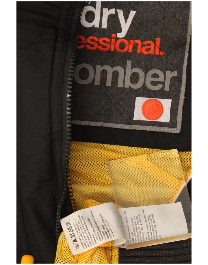 Superdry ženska bomber jakna s kapuljačom Windbomber UK 20 2XL crni poliester