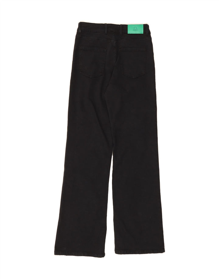 BENETTON Womens Bootcut Jeans W26 L33 Navy Blue Cotton Vintage Benetton and Second-Hand Benetton from Messina Hembry 