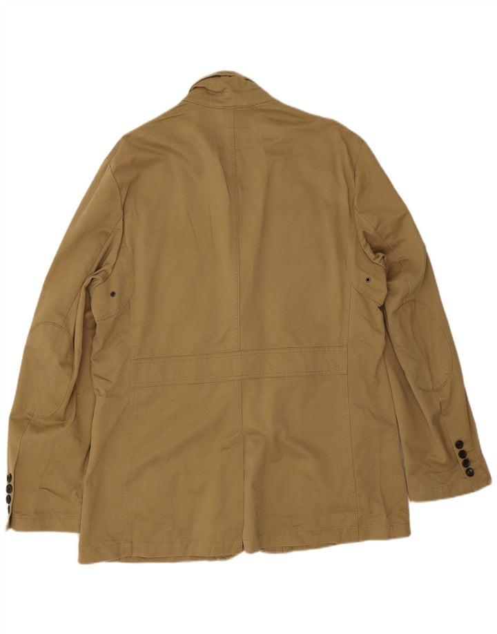 Eddie Bauer muška jakna sa 2 gumba UK 42 XL kaki pamuk