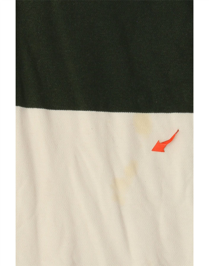 Massimo Dutti muška polo majica s velikim zelenim prugama od pamuka