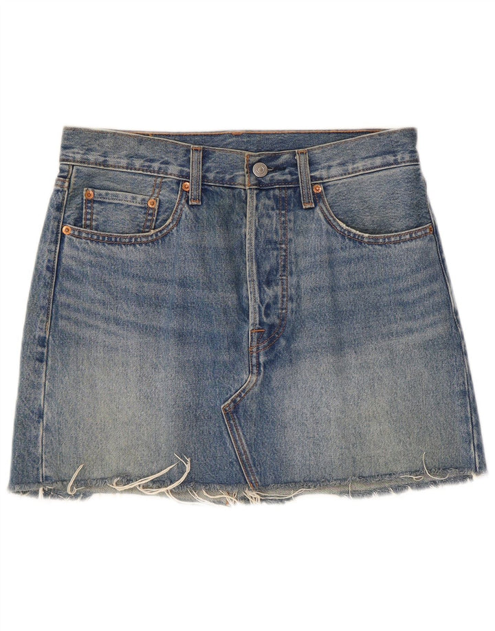 Levi's ženska traper suknja W27 Mala plava pamuk