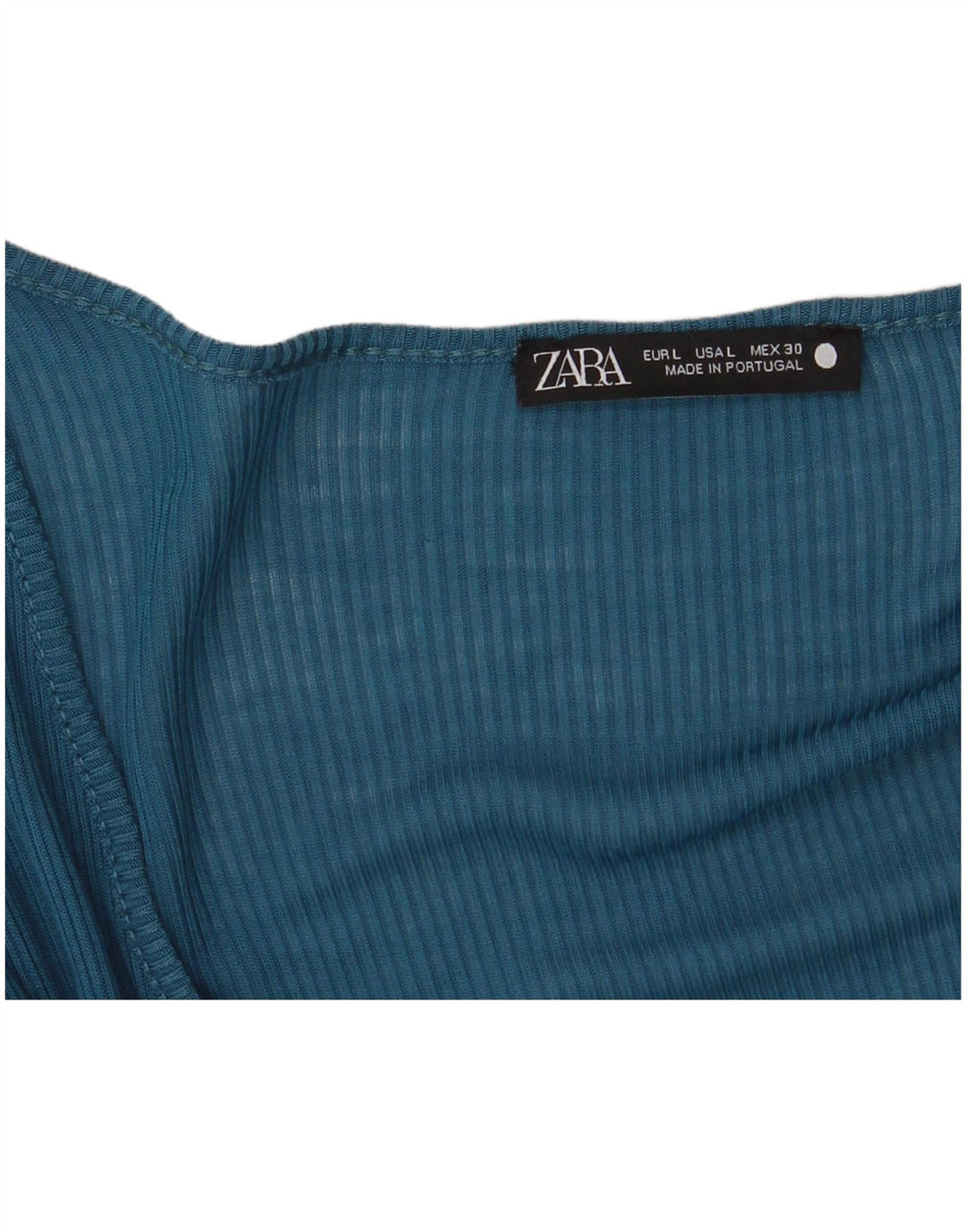 Zara ženska majica dugih rukava UK 14 Large Blue