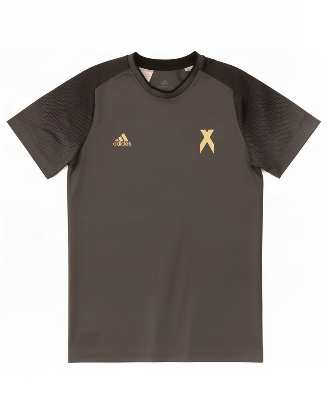 Adidas majica kratkih rukava za dječake 13-14 godina sivi poliester