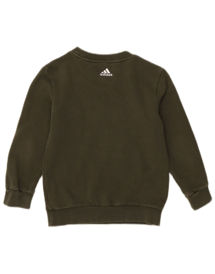 Adidas puna trenirka za dječake 6-7 godina kaki pamuk