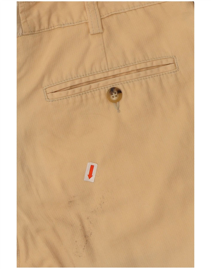 TRUSSARDI Mens Casual Shorts IT 48 Medium W32  Beige Cotton
