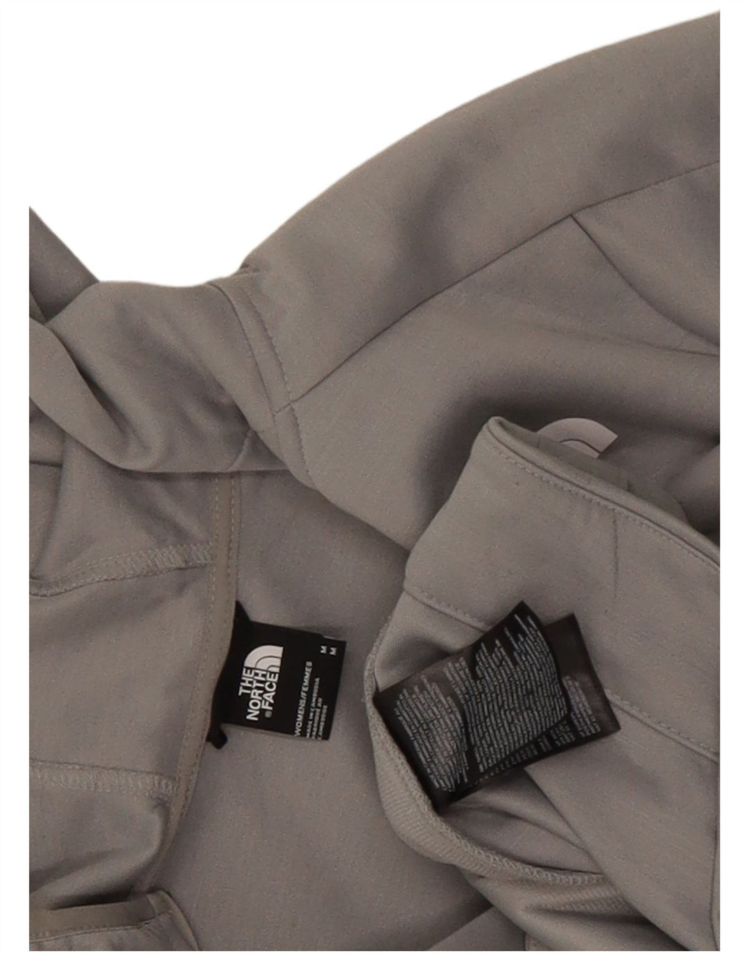 The North Face ženski pulover s kapuljačom s patentnim zatvaračem UK 12 srednje sivi poliester